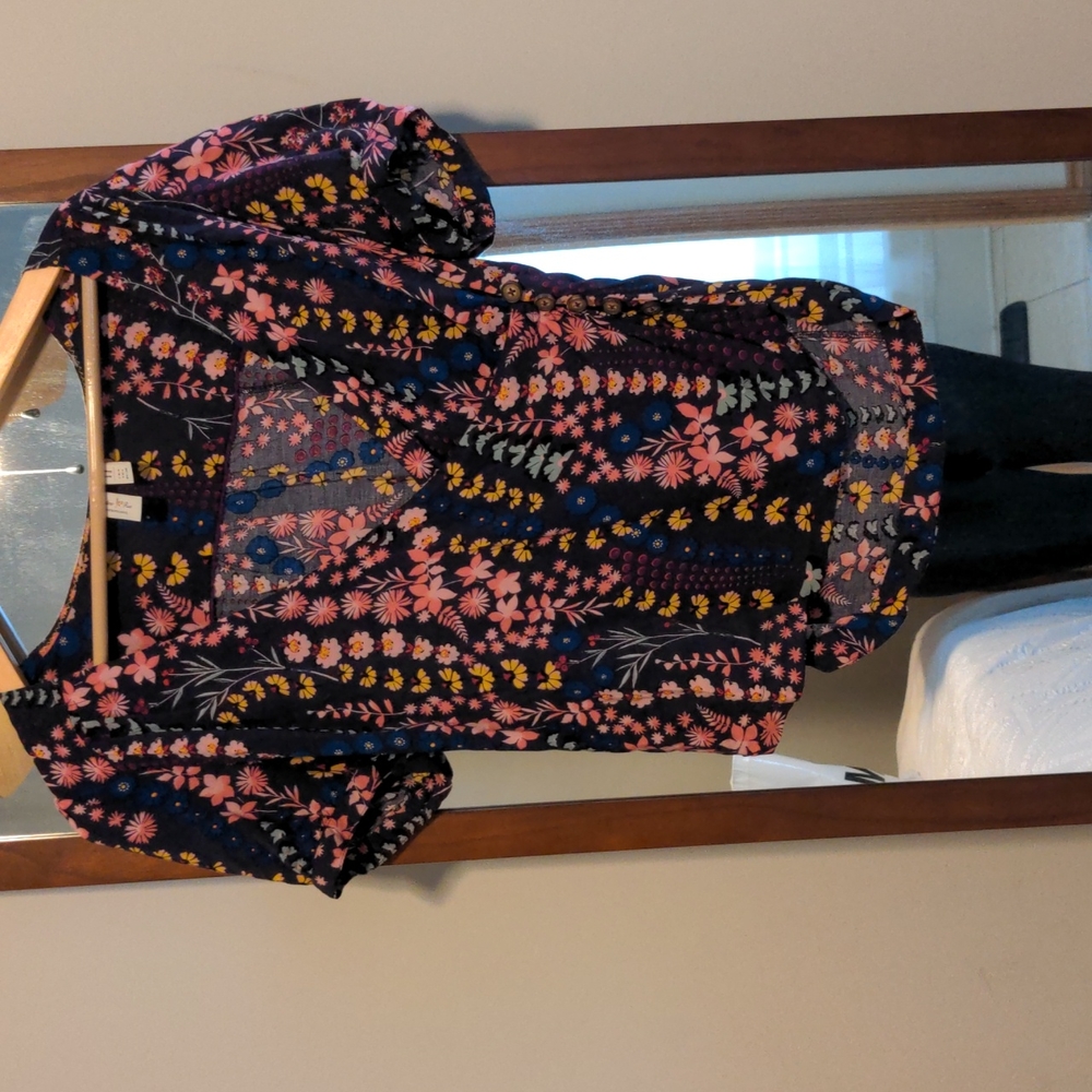 Meadow Rue Flower Blouse